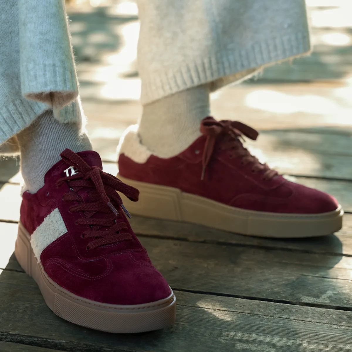 Paul Green Sneaker|5393-046 Weinrot / Rot