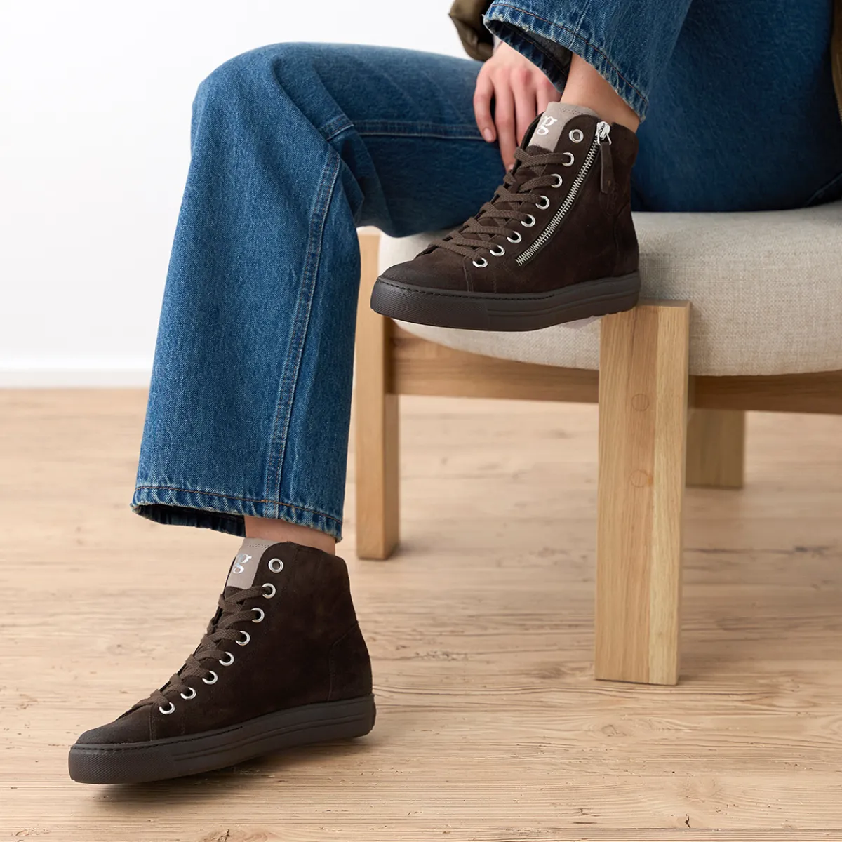 Paul Green Sneaker|4024-372 Braun