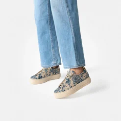 Paul Green Sneaker|5547-019 Blau, kombiniert