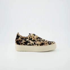 Paul Green Sneaker|5547-029 Beige / Leo-Look