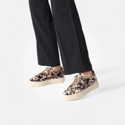 Paul Green Sneaker|5547-029 Beige / Leo-Look