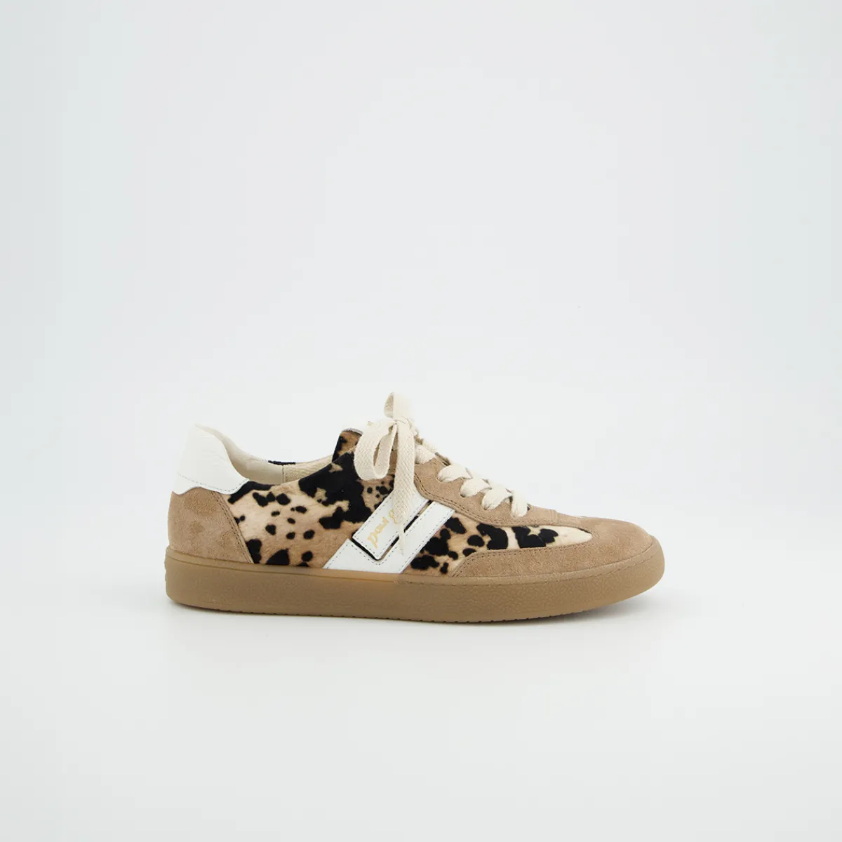 Paul Green Sneaker|5437-139 Beige / Leo-Look