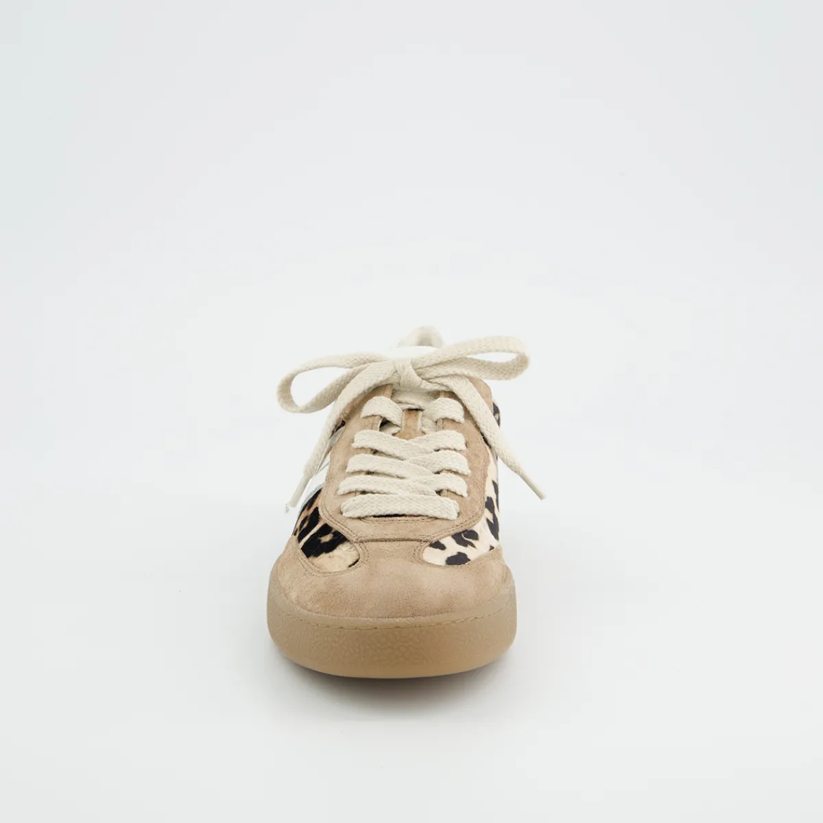 Paul Green Sneaker|5437-139 Beige / Leo-Look