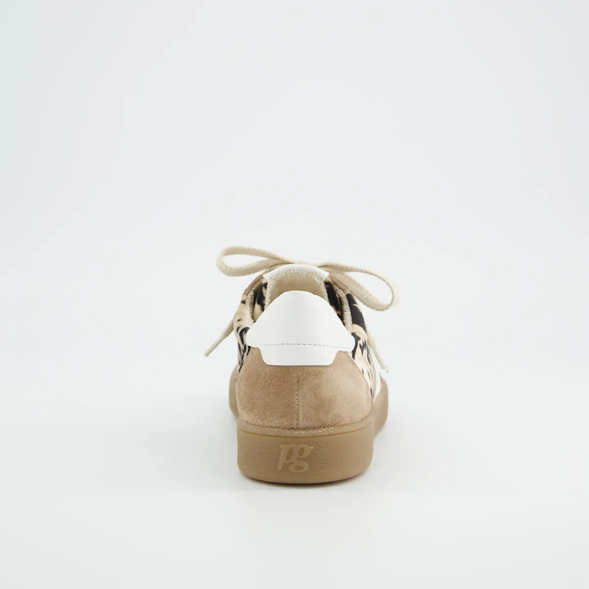 Paul Green Sneaker|5437-139 Beige / Leo-Look