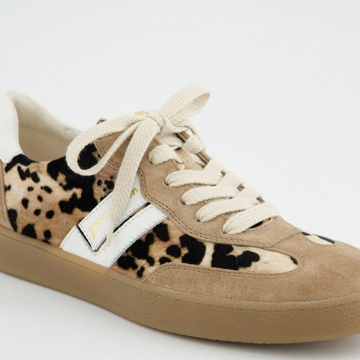 Paul Green Sneaker|5437-139 Beige / Leo-Look