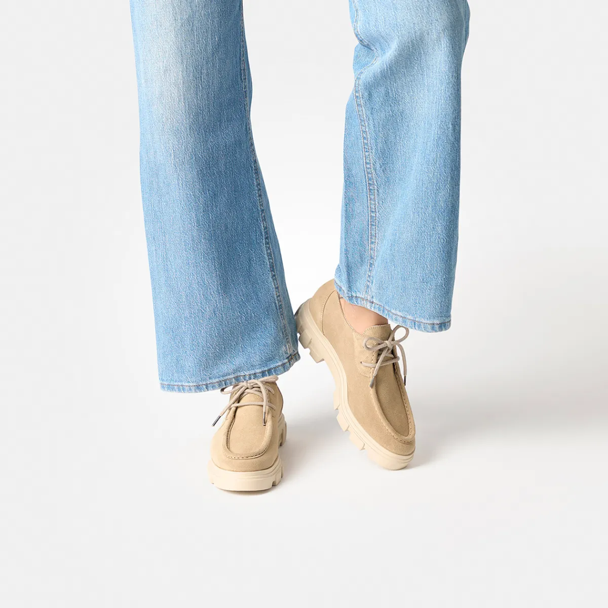 Paul Green Schnürschuhe|1183-049 Beige