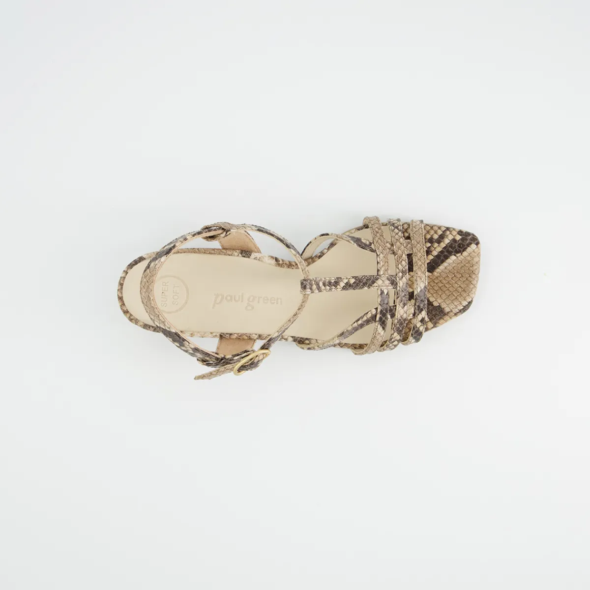 Paul Green Sandaletten|6197-019 Beige kombiniert