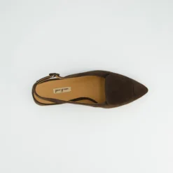 Paul Green Peeptoes & Slingpumps|6090-089 Braun