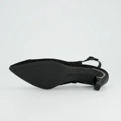 Paul Green Peeptoes & Slingpumps|6222-029 Schwarz