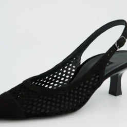 Paul Green Peeptoes & Slingpumps|6222-029 Schwarz