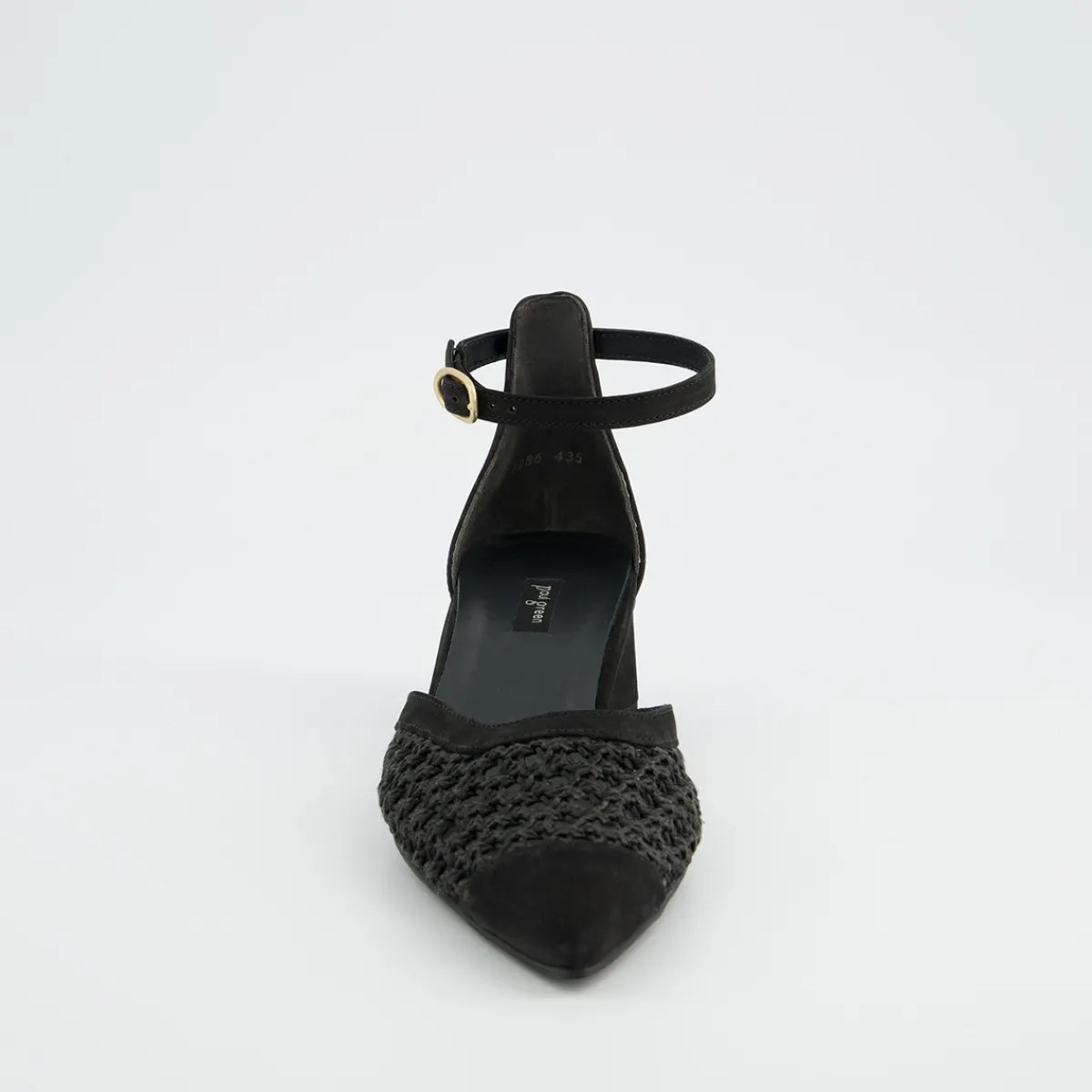 Paul Green Peeptoes & Slingpumps|3856-019 Schwarz