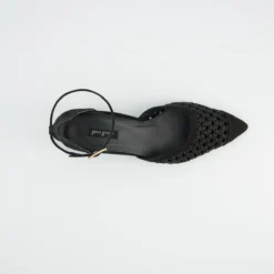 Paul Green Peeptoes & Slingpumps|3856-019 Schwarz