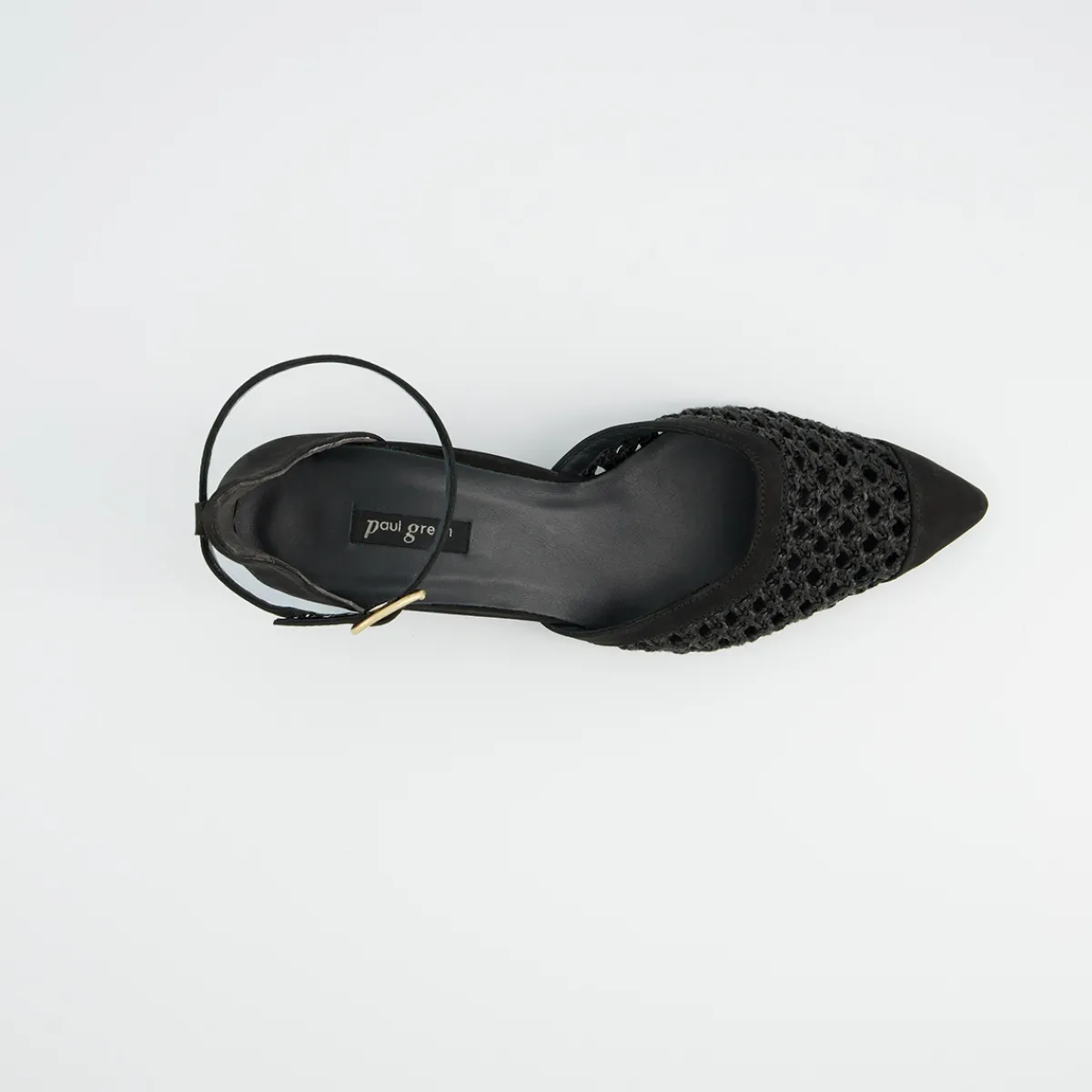 Paul Green Peeptoes & Slingpumps|3856-019 Schwarz