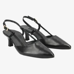 Paul Green Peeptoes & Slingpumps|7992-013 Schwarz