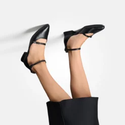 Paul Green Peeptoes & Slingpumps|Ballerina 1134-037 Schwarz