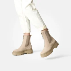 Paul Green Stiefeletten|Chelsea-Boots 8030-004 Beige