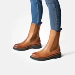 Paul Green Stiefeletten|Chelsea-Boots 8026-014 Braun