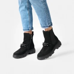 Paul Green Stiefeletten|Chelsea-Boots 8261-028 Schwarz