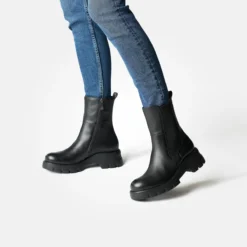 Paul Green Stiefeletten|Chelsea-Boots 8104-000 Schwarz