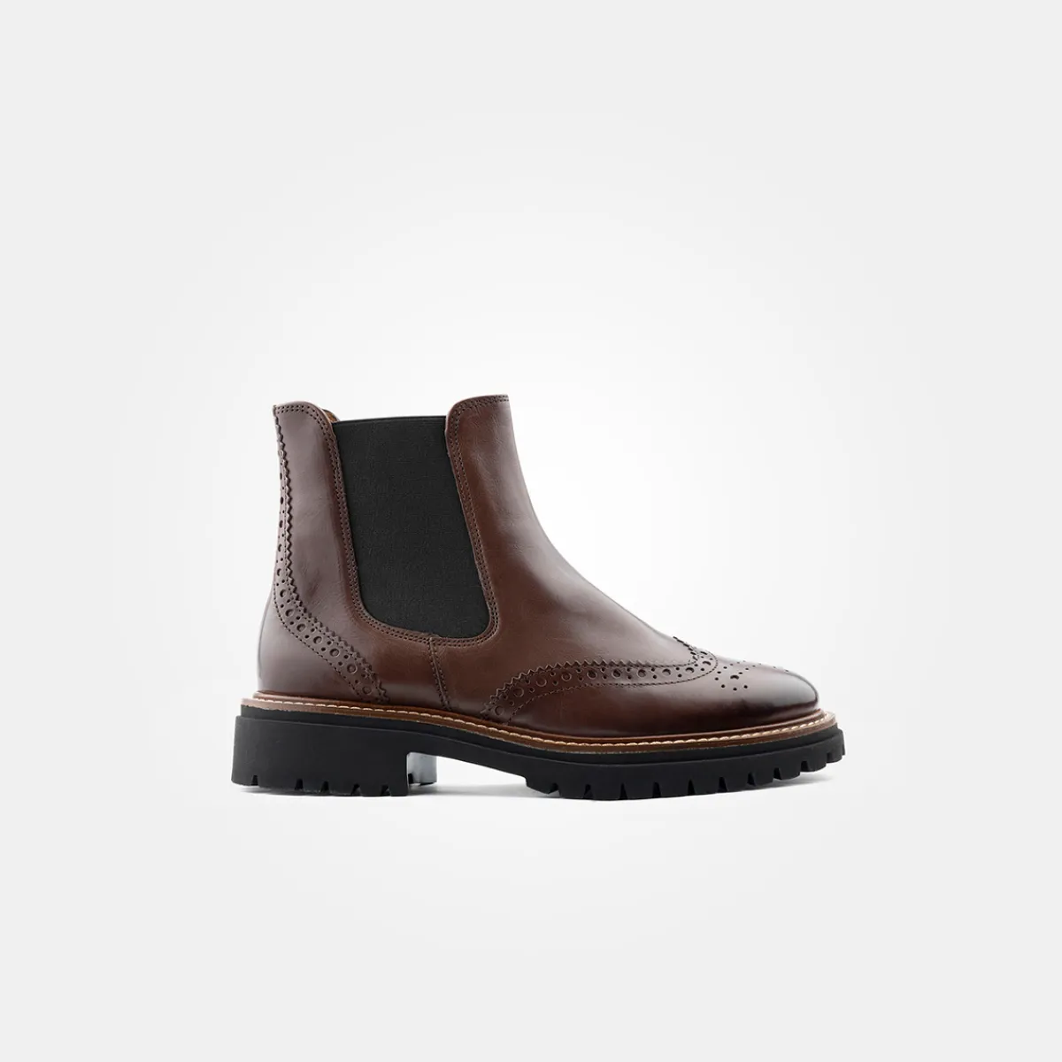 Paul Green Stiefeletten|Chelsea-Stiefelette 9093-032 Braun
