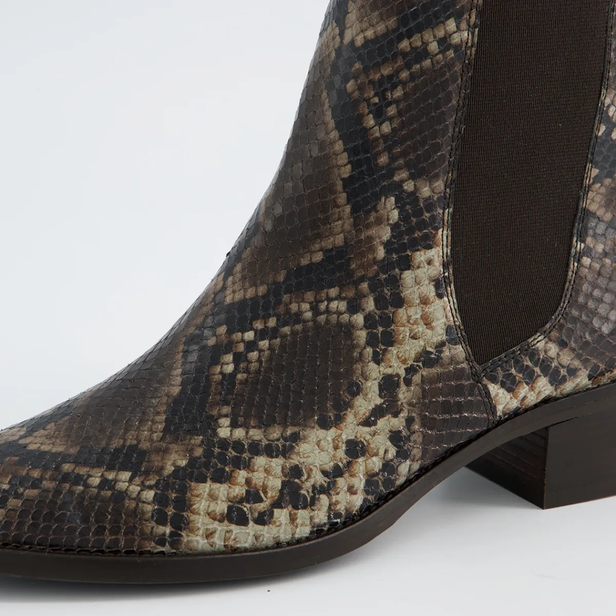 Paul Green Stiefeletten|Chelsea-Stiefelette 8271-048 Braun kombiniert