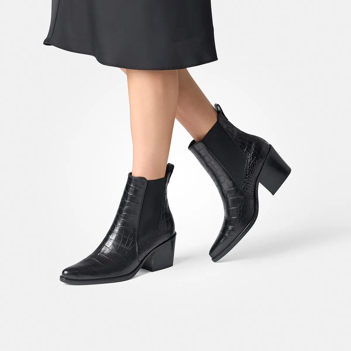 Paul Green Stiefeletten|Chelsea-Stiefelette 8150-020 Schwarz