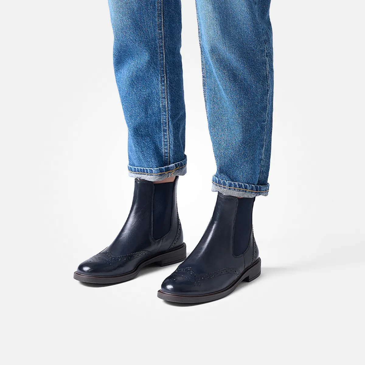Paul Green Stiefeletten|Chelsea-Stiefelette 8070-030 Blau