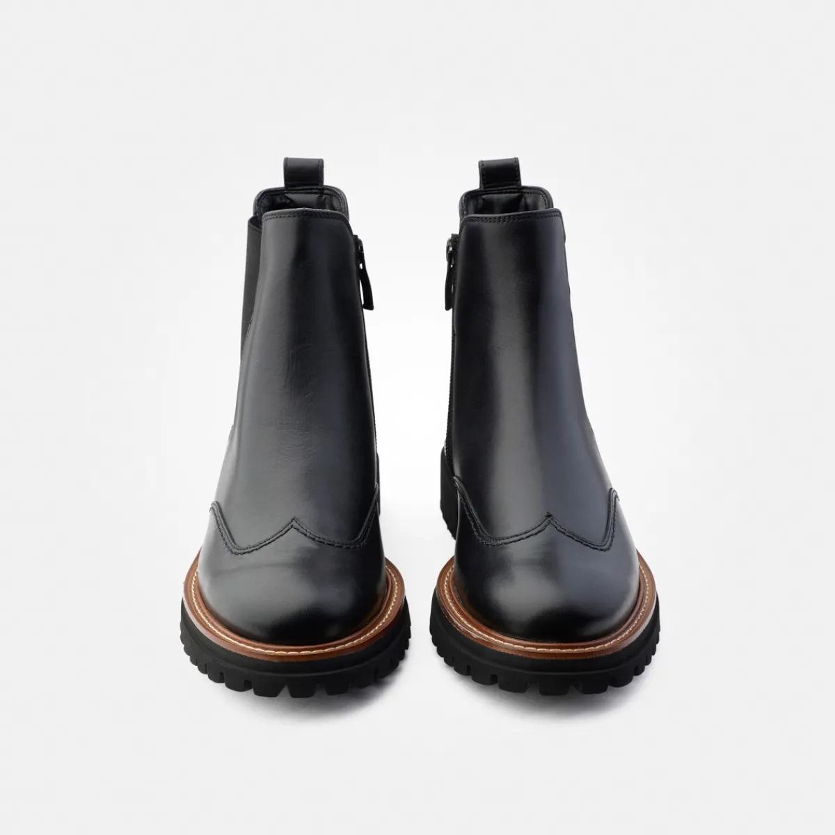 Paul Green Stiefeletten|Chelsea-Stiefelette mit Gore-Tex 8119-000 Schwarz