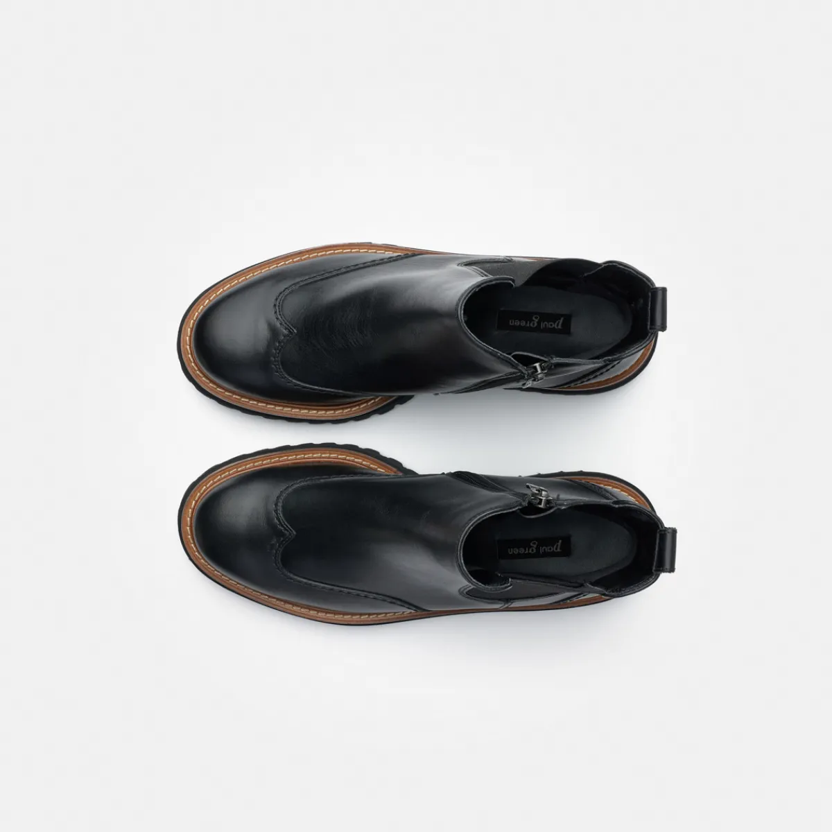 Paul Green Stiefeletten|Chelsea-Stiefelette mit Gore-Tex 8119-000 Schwarz