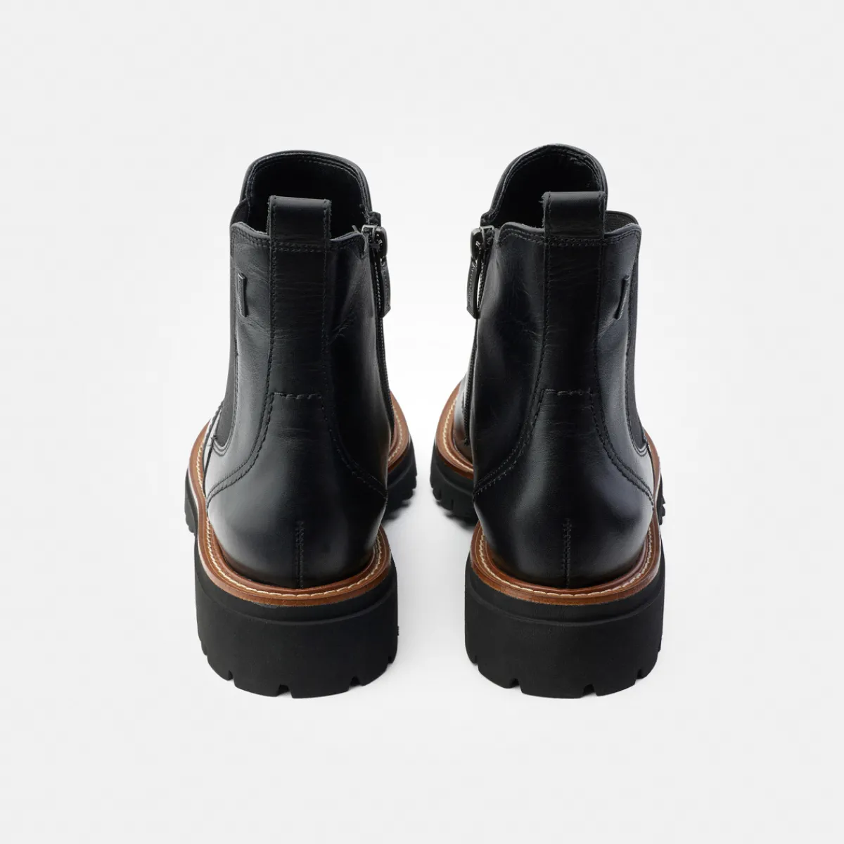Paul Green Stiefeletten|Chelsea-Stiefelette mit Gore-Tex 8119-000 Schwarz