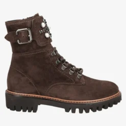 Paul Green Boots|Detailverliebte Schnürstiefelette 9494-003 Braun