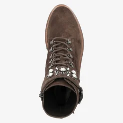 Paul Green Boots|Detailverliebte Schnürstiefelette 9494-003 Braun