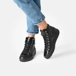 Paul Green Sneaker|Hightop-Sneaker 4024-348 Schwarz
