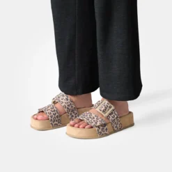 Paul Green Sandaletten|Pantolette 6157-007 Beige kombiniert