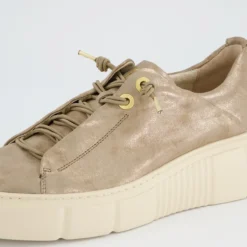 Paul Green Sneaker|Pauls 5418-088 Beige, gold-metallik