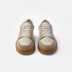 Paul Green Warmfutter|Schnürschuhe|Pauls mit RELAX-WEITE und Wechselfußbett 5369-020 Beige/ Cremeweiß/ Mandel