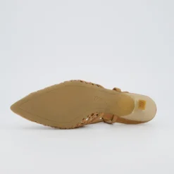 Paul Green Peeptoes & Slingpumps|Sandalette 6144-017 Braun