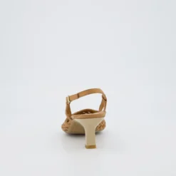 Paul Green Peeptoes & Slingpumps|Sandalette 6144-017 Braun