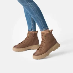 Paul Green Warmfutter|Boots|Schnürbootie 5497-008 Braun