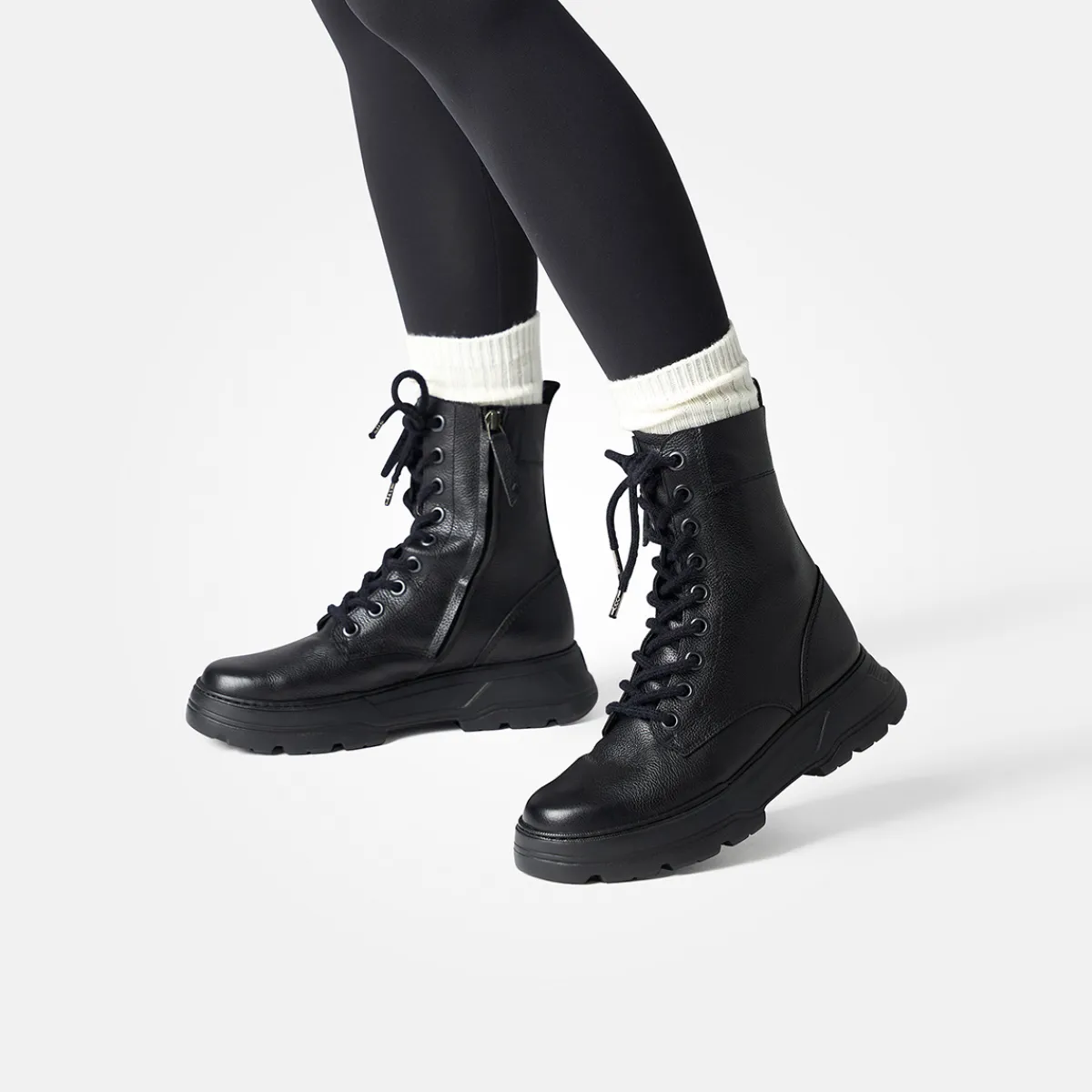 Paul Green Boots|Schnürbootie 8260-038 Schwarz