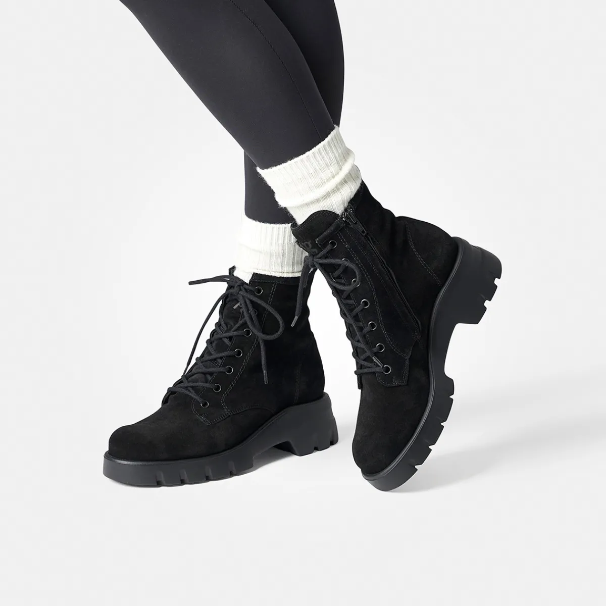 Paul Green Boots|Schnürbootie 8207-038 Schwarz