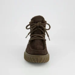 Paul Green Warmfutter|Boots|Schnürbootie 5502-010 Braun, dunkel