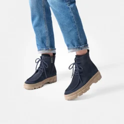 Paul Green Boots|Schnürbootie 5499-030 Blau