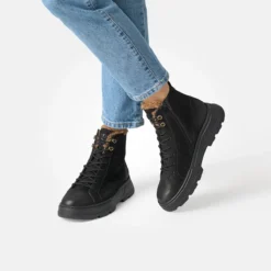 Paul Green Warmfutter|Boots|Schnürbootie 5497-030 Schwarz