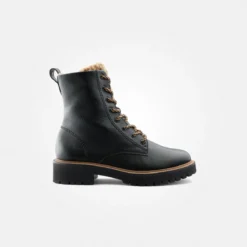 Paul Green Boots|Warmfutter|Schnürbootie mit Warmfutter 8175-010 Schwarz