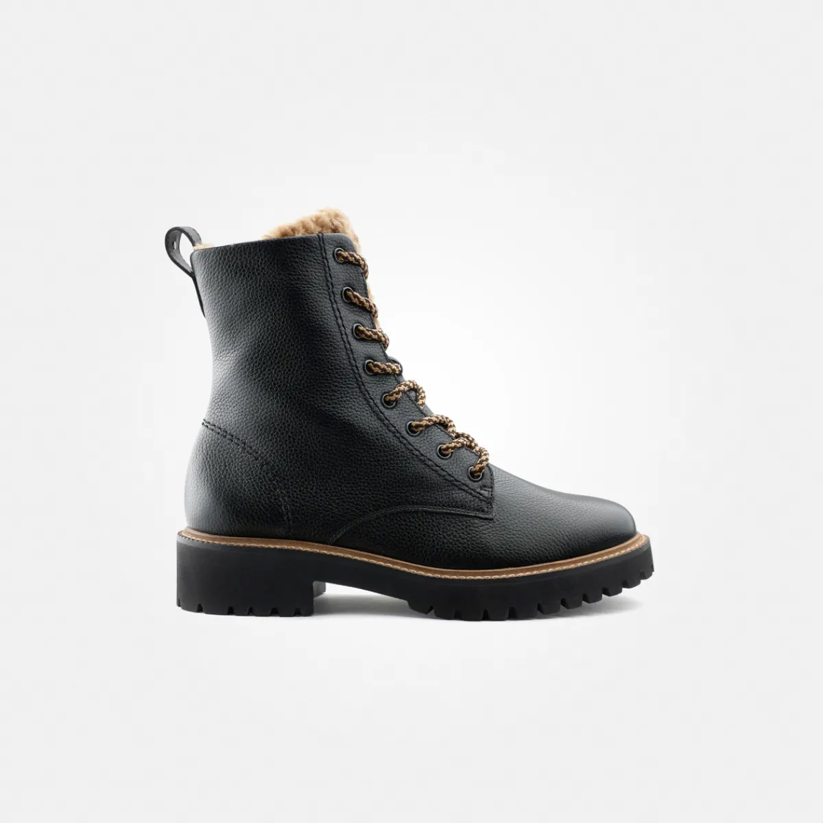 Paul Green Boots|Warmfutter|Schnürbootie mit Warmfutter 8175-010 Schwarz