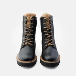 Paul Green Boots|Warmfutter|Schnürbootie mit Warmfutter 8175-010 Schwarz
