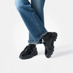 Paul Green Schnürschuhe|Schnürer 1183-010 Schwarz
