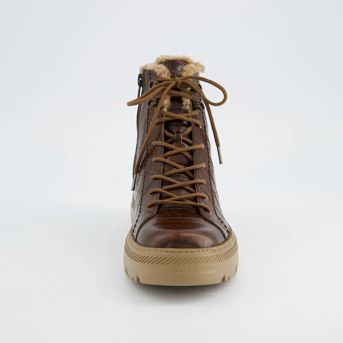Paul Green Warmfutter|Boots|Schnürstiefelette 5287-108 Braun