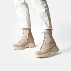 Paul Green Boots|Schnürstiefelette 8216-036 Beige